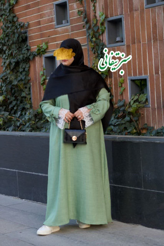عبا ملکا صوفیا شانتون سبز تیفانی خنک کد ۱۴۱۲