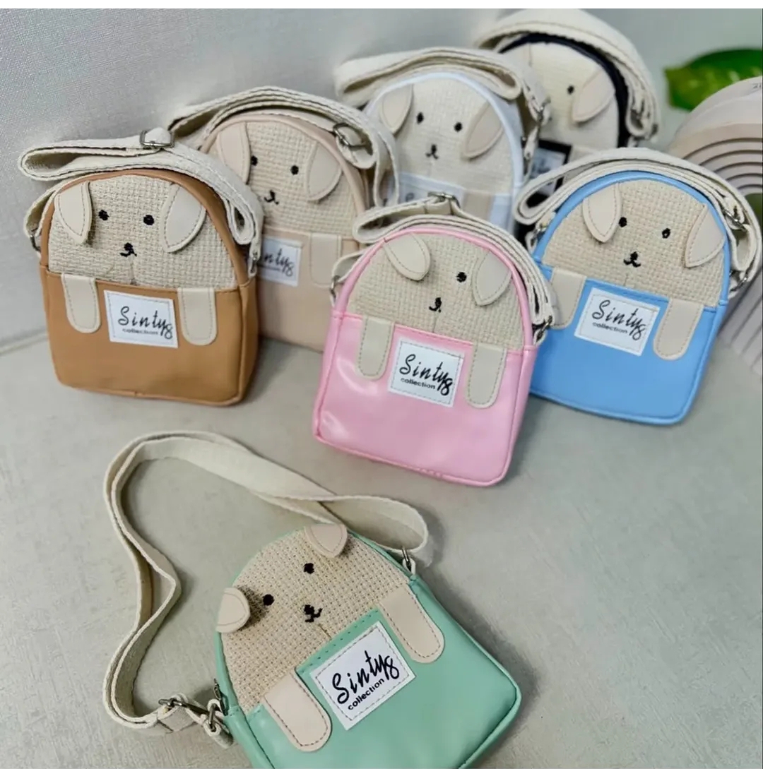 کیف کنفی چرم طرح موشی