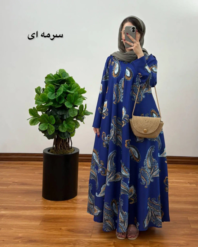 پیراهن زنانه ایتالیایی سوپرکلوش ترمه